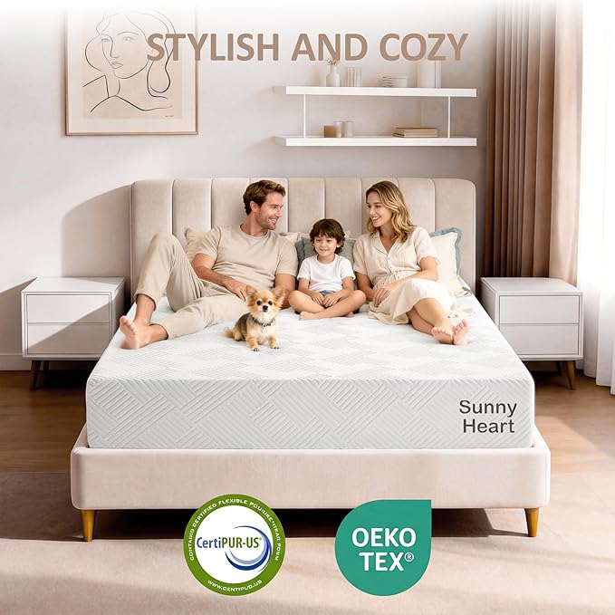 6 Inch Twin Size Memory Foam Mattress, Gel Cooling Bed Mattress with Breathable and Removable Cover, Medium Firm for Pressure & Pain Relief, In a Box | Fiberglass Free | CertiPUR-US Certified
