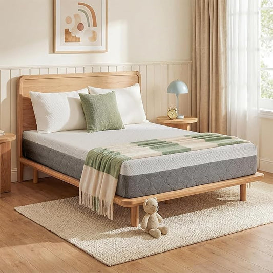 Twin XL Mattress 8 Inch: Medium Firm Plush Feeling, Memory Foam for Zoned Pressure Relief, Breathable Cooling Sleep, Washable Fiberglass Free Cover, CertiPUR-US Oeko-Tex Certified, Made in USA 75x38