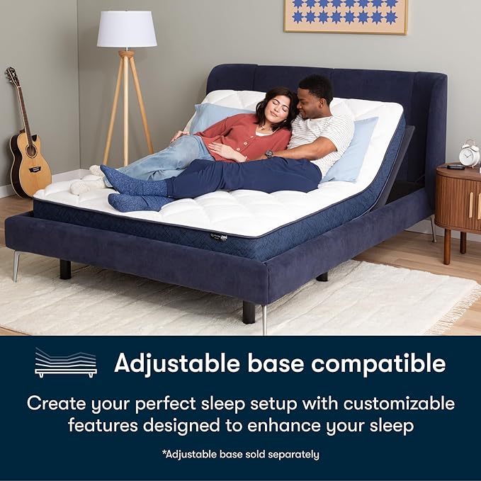 Serta Five Star Mattress Tranquility 12-Inch Firm– Twin XL– Zoned Support, Pressure Relief, Cooling– Bed-in-a-Box – Ideal for Back & Stomach Sleepers – 100 Night Trial, 10-Year Limited Warranty