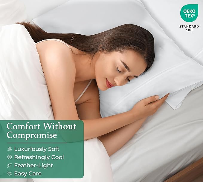 Royale Linen White Pillowcase Set Of 12 - Standard 20"x26" Bed Pillow Cover - 1800 Brushed Microfiber -Wrinkle & Fade Resistant - Bulk Pillow Cases - Hotel Quality Pillowcase 12 Pack (Standard, White)