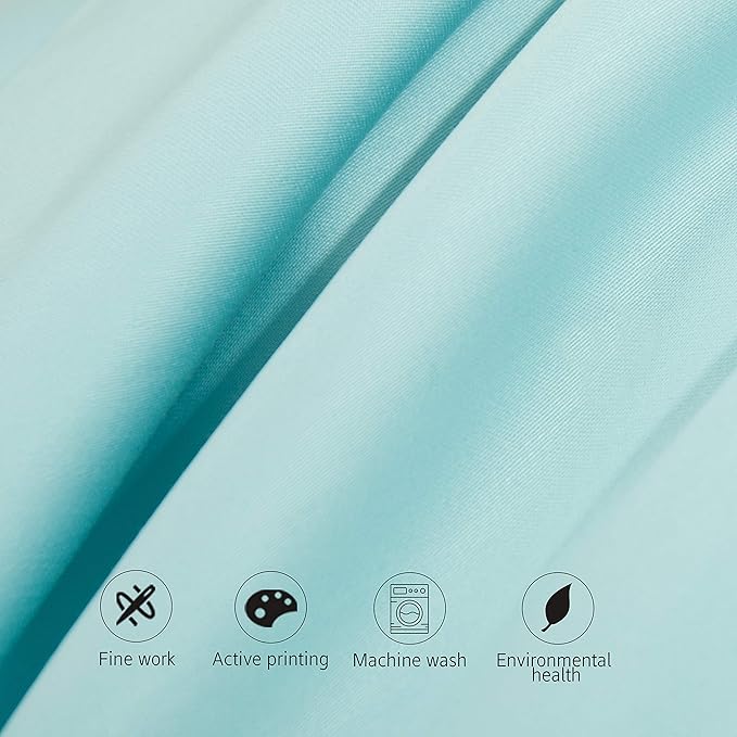 NTBAY Egyptian Cotton King Pillowcases - Set of 2, 500 Thread Count Cotton Pillowcases - Soft and Breathable Envelope Closure Pillow Cases - 20x36 Pillow Covers for Bed, Aqua