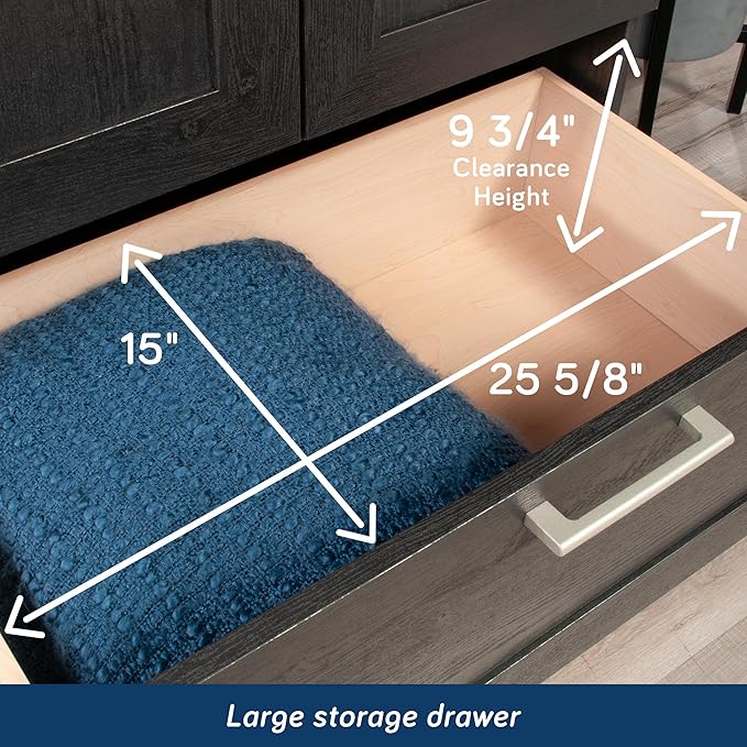 Sauder HomePlus Storage Armoire, Raven Oak Finish