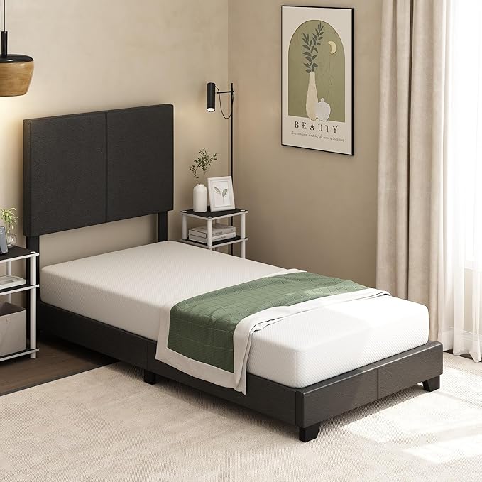 Furinno Tidur Cooling Gel Memory Foam Mattress, 8 Inch, Twin XL
