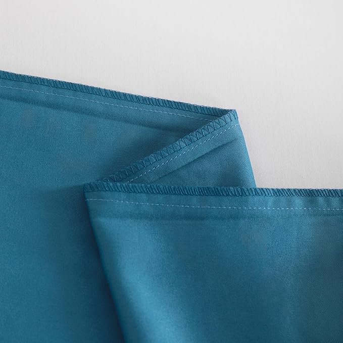 NTBAY King Pillowcase Set - 2 Pack Brushed Microfiber 20x36 Pillowcases - Soft, Wrinkle-Free, Fade-Resistant, Stain-Resistant, Teal Blue Pillowcases with Envelope Closure - 20x36 Inches, Teal Blue