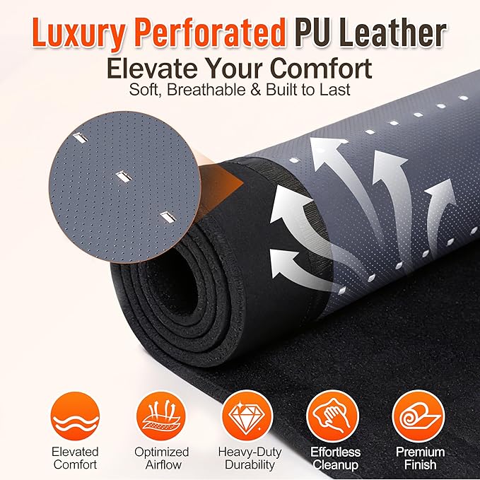 Red Light Therapy Mat Full Body 2026 Upgrade, 2570 LEDs, 74.6"x33.3" Large Sleeping Bag Blanket, Soft Leather, Adjustable Timer, Ideal Home Gift for Men & Women Athletes, Seniors, Office Workers
