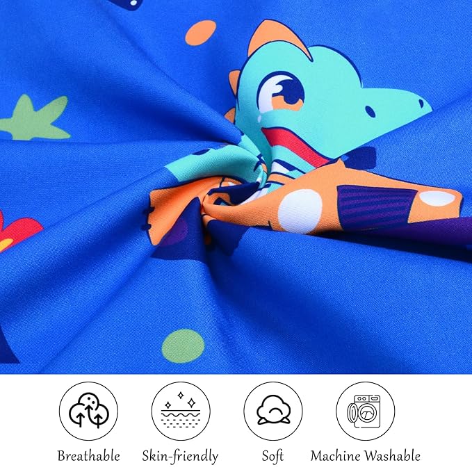 Cloele Kids Toddler Pillowcase Envelope Travel Pillowcase Baby Pillow Cover Fits Pillows Sized 12x16 or 13x18-1 Pack Soft Children’s Bedding Pillowslip Case for Boys and Girls - Car Dinosaur