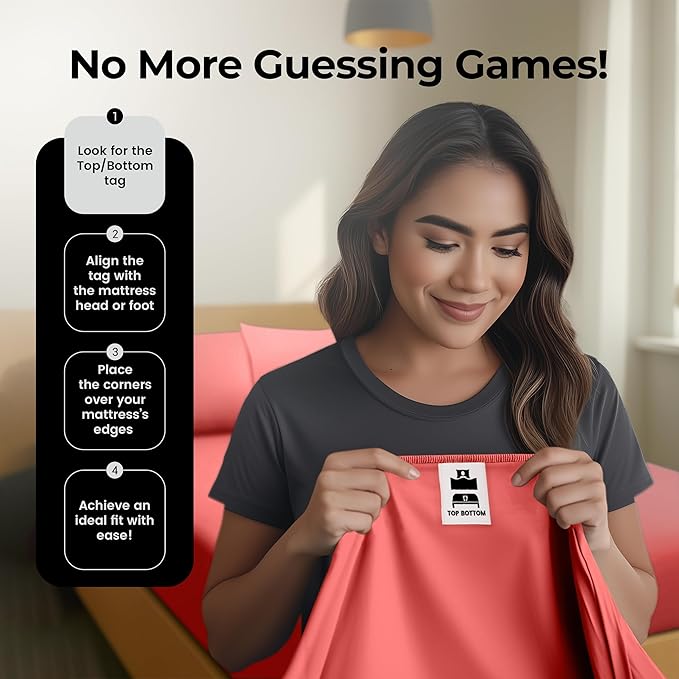 Utopia Bedding Full Fitted Sheet - Bottom Sheet - Deep Pocket - Soft Microfiber -Shrinkage and Fade Resistant-Easy Care -1 Fitted Sheet Only (Coral)
