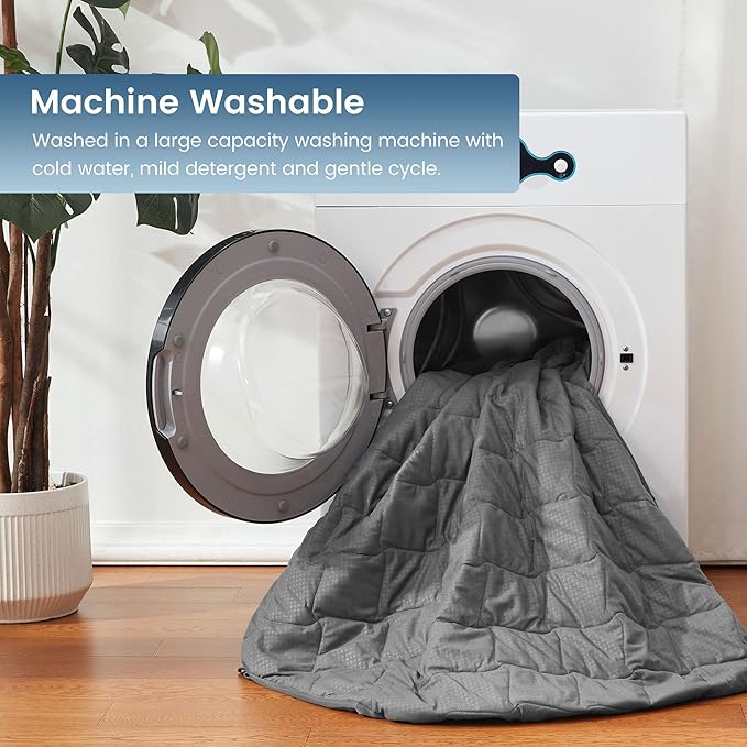SLEEP ZONE Waterproof Mattress Protector Pad King Machine Washable, Breathable Mattress Topper with Deep Pockets, All-Season Use, Hotel Quality (King, Grey)