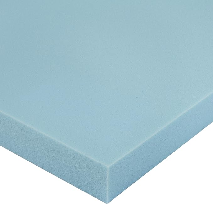 Amazon Basics Twin XL Cooling Gel-Infused Memory Foam Mattress Topper, CertiPUR-US Certified, 3 Inches, Blue