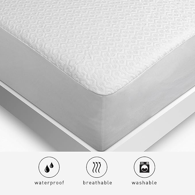 Bedgear Dri-Tec Waterproof Mattress Protector– Cooling Moisture-Wicking Mattress Cover | Breathable Noiseless Mattress Pad with Deep Pocket Fit up to 18" | Adjustable Base & Machine Washable - Full XL