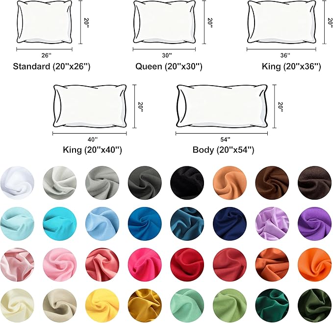 NTBAY Queen Pillowcase Set - 4 Pack Brushed Microfiber 20x30 Pillowcases - Soft, Wrinkle-Free, Fade-Resistant, Stain-Resistant, Sage Green Pillowcases with Envelope Closure - 20x30 Inches, Sage Green