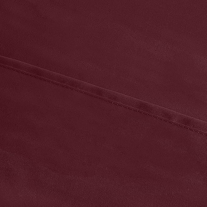 Utopia Bedding Standard Pillow Cases - 4 Pack - Envelope Closure - Soft Brushed Microfiber Fabric - Shrinkage and Fade Resistant Pillow Covers Standard Size 20 X 26 Inches (Standard, Burgundy)