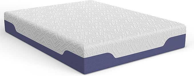 Vibe Supreme Cooling Hybrid Mattress, Innerspring and Gel Memory Foam Mattress, Fiberglass Free, 12-Inch Bed in a Box, Twin XL