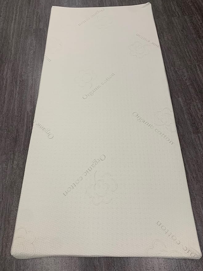 Dormir True Green Premium 100% Natural Organic Latex Mattress Topper (1.5"" Queen Medium Organic Cotton Cover) - GOLS Certified Quality for Exceptional Comfort, Durable, Firm & Bouncy, Cream
