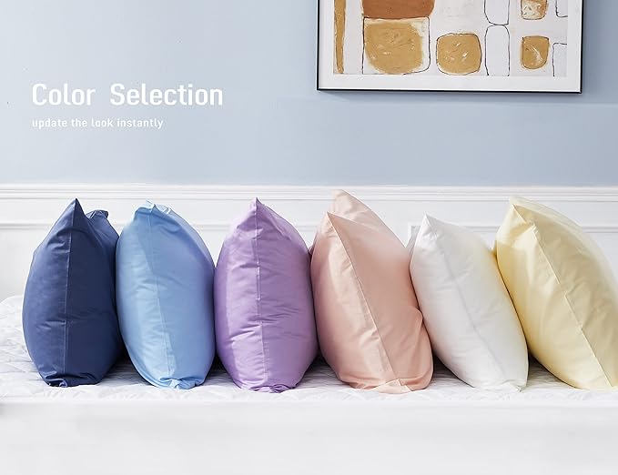 Sunflower Body Pillowcase 100% Cotton Long Pillow Cover/Case Envelope Closure 1 Pack, 20×54 inches Butterum, Soft and Breathable