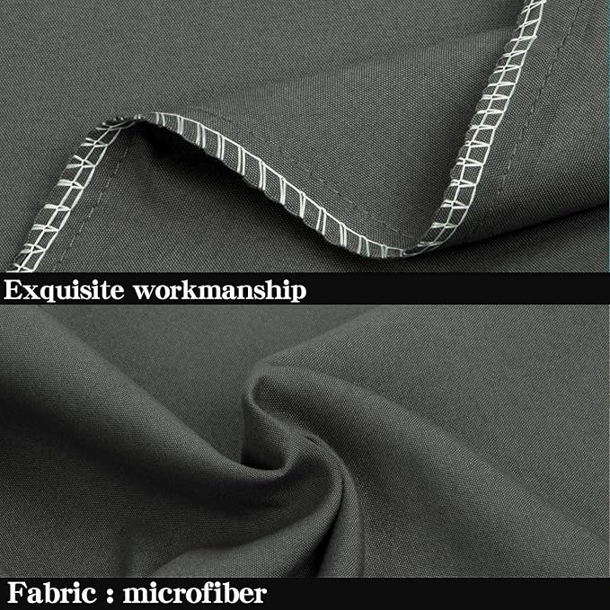 NTBAY Queen Pillowcase Set - 4 Pack Brushed Microfiber 20x30 Pillowcases - Soft, Wrinkle-Free, Fade-Resistant, Stain-Resistant, Dark Grey Pillowcases with Envelope Closure - 20x30 Inches, Dark Grey