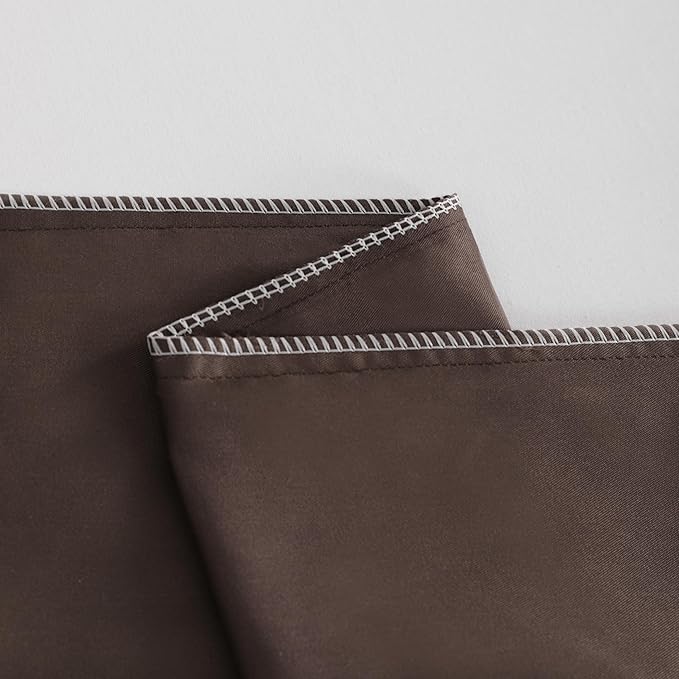 NTBAY Toddler Pillow Cases Set of 2, 2 Pack Brushed Microfiber 14x20 Pillow Cases, Soft, Wrinkle, Fade, Stain Resistant Dark Brown Pillow Cases with Envelope Closure, 14x20 Inches, Dark Brown