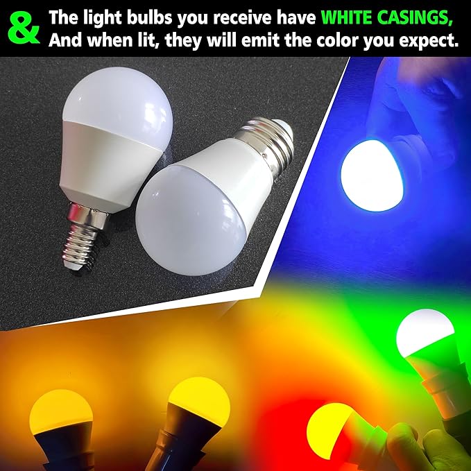 Amber Sleep Light Bulbs 1800K, A19 9W Amber Light Bulb 60W Equivalent, Blue Light Blocking 800lm, E26 Bright Warm Light Bulb for Healthy Sleep, Bedroom, Porch, Patio Lighting, Non-Dimmable, 2 Pack