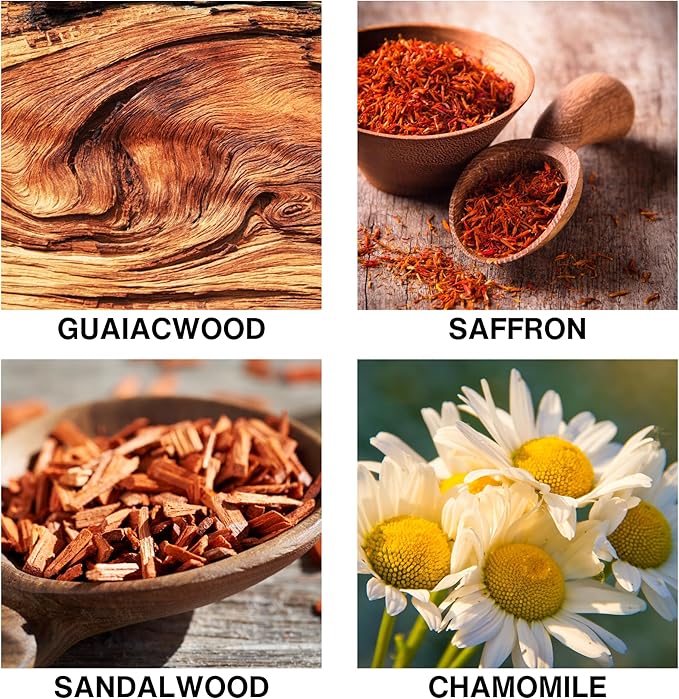 Red Tobacco Scent Reed Diffuser – Aromatherapy Diffuser with Guaiacwood, Saffron, Sandalwood & Chamomile – Long Lasting Home Fragrance – 150ml