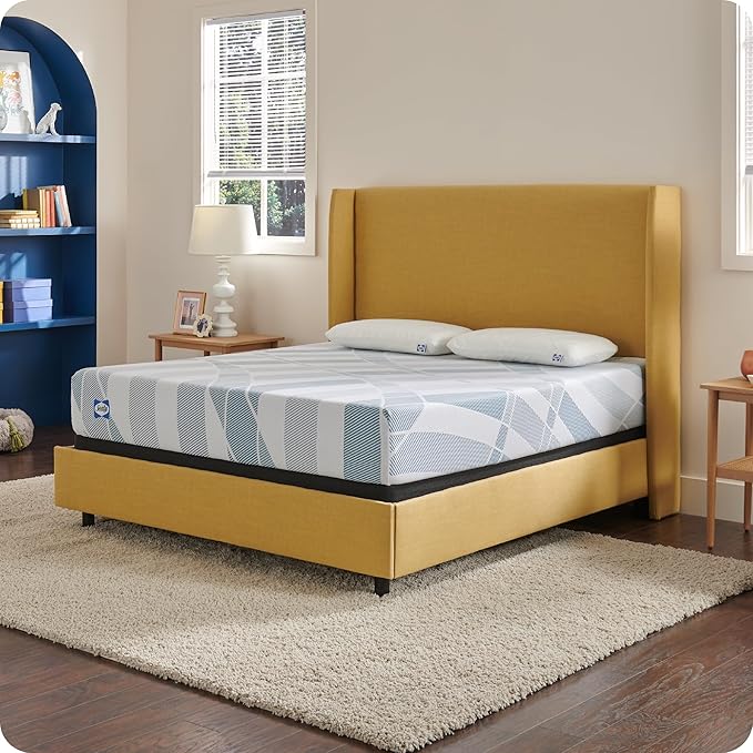 Sealy Dreamlife 10” Hybrid Mattress-in-a-Box, California King, SealyComfort Gel Memory Foam, SealyResponsive Encased Coils, Surface-Guard Technology