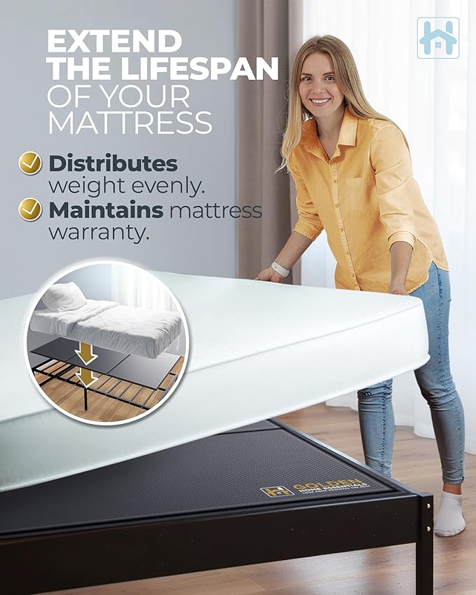 Golden Home Essentials Premium 10mm Twin XL Size Bunkie Board (38" x 79") – Slim Low-Profile Mattress Support – Quiet, Moisture-Resistant, Lightweight Bed Board for Platform & Slatted Frames