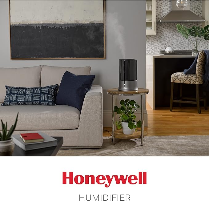 Honeywell Designer Series Cool Mist Humidifier, Room Humidifiers, Black