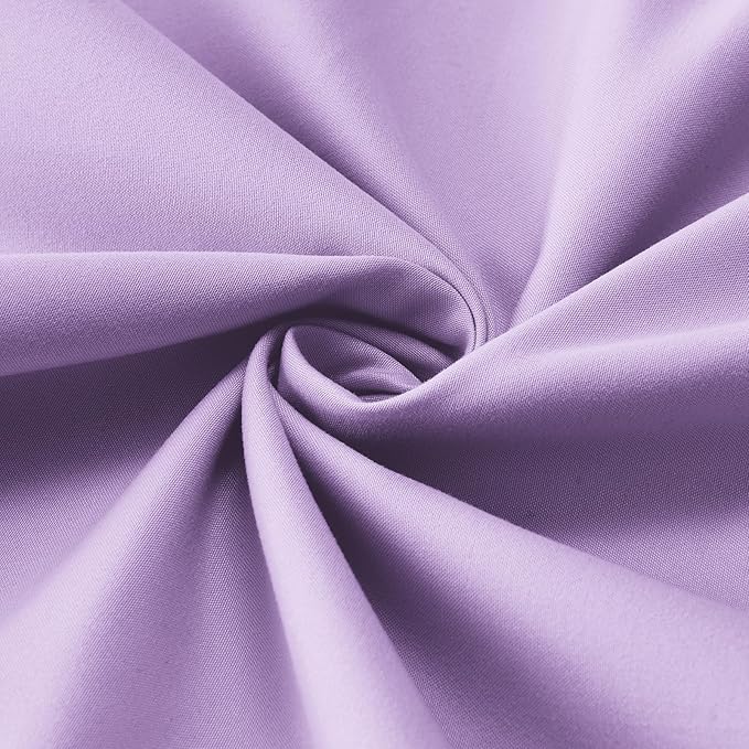 DOWNSTORIA Body Pillow Cover, Ultra Soft Microfiber Long Pillowcase, Envelope Closure Large Pillow Cases 20x54 inch (Light Purple)