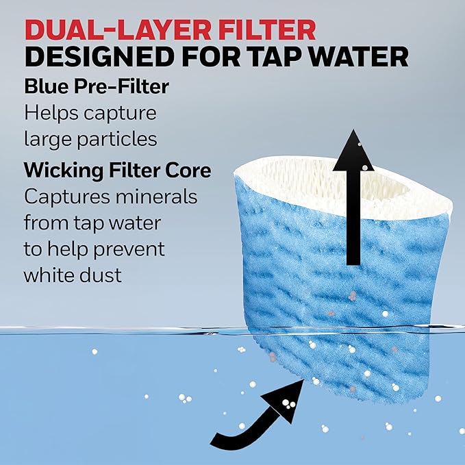 Honeywell Replacement Wicking Filter A, 3 pack, White, 3 Count