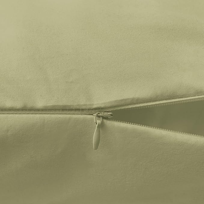 Elegant Comfort Luxury Ultra-Soft 1-Piece Body Pillowcase - 1500 Premium Hotel Quality Microfiber Double Brushed - Wrinkle Resistant, Body Pillowcase Size, Sage/Green