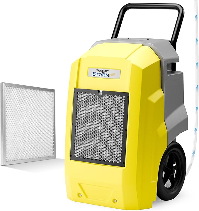 ALORAIR 180 Pints LGR Industrial Dehumidifier with Pump and Drain Hose, Portable Commercial Dehumidifier with Wheels for Home, Basements, Garages, and Job Sites, 6-Year Warranty