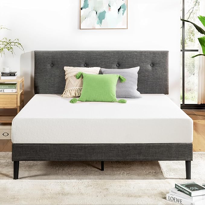 Best Price Mattress 8 Inch Queen Mattress Bed-In-A-Box, Green Tea Memory Foam