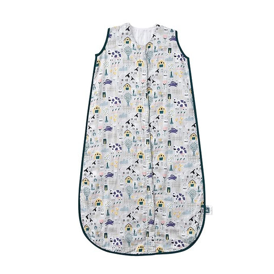 TADO MUSLIN Toddler Sleep Sack 1-2T, 0.5 TOG Lightweight Wearable Blanket, 100% Organic Cotton Muslin, Sleeveless, 2-Way YKK Zipper, OEKO-TEX Certified 12-24 Months Sleeping Bag