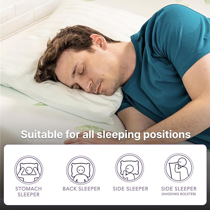 NapQueen Full Size, 8 Inch Anula Green Tea Infused Memory Foam Mattress, Bed in a Box, CertiPUR-US Certified Mattress