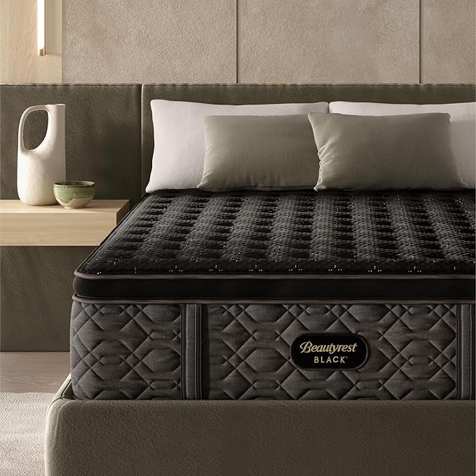 Beautyrest Black Series Three 16.5" Firm Pillow Top California King Mattress - Breathable, Cooling, and Supportive - CertiPUR-US Certified, 100-Night Sleep Trial, and 10-Year Limited Warranty