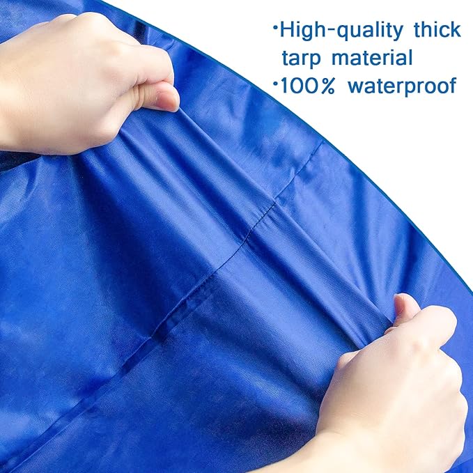 Mattress Bags for Moving and Storage,Waterproof Mattress Cover for Moving with Heavy Duty Handles, Strong Zipper, Reusable Mattress Storage Bag, Moving Supplies & Moving Bags,Twin XL Size,Blue