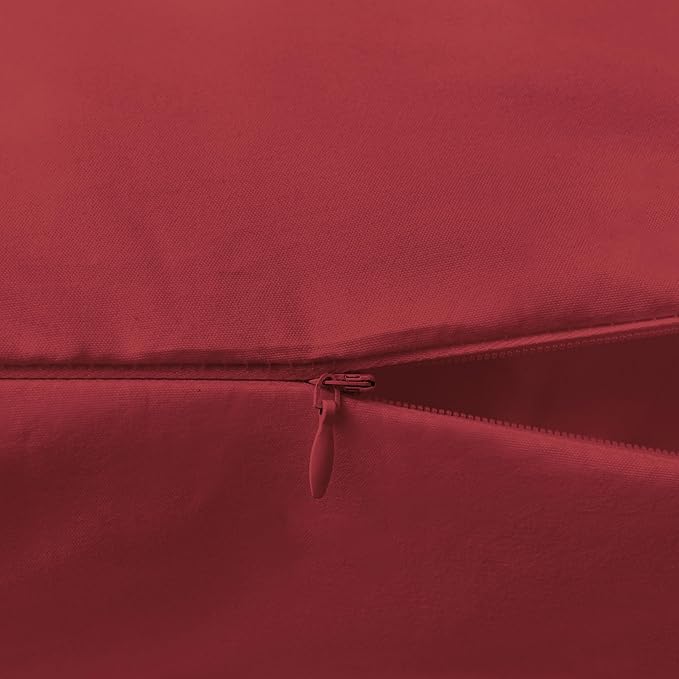 Elegant Comfort Luxury Ultra-Soft 1-Piece Body Pillowcase - 1500 Premium Hotel Quality Microfiber Double Brushed - Wrinkle Resistant, Body Pillowcase Size, Burgundy