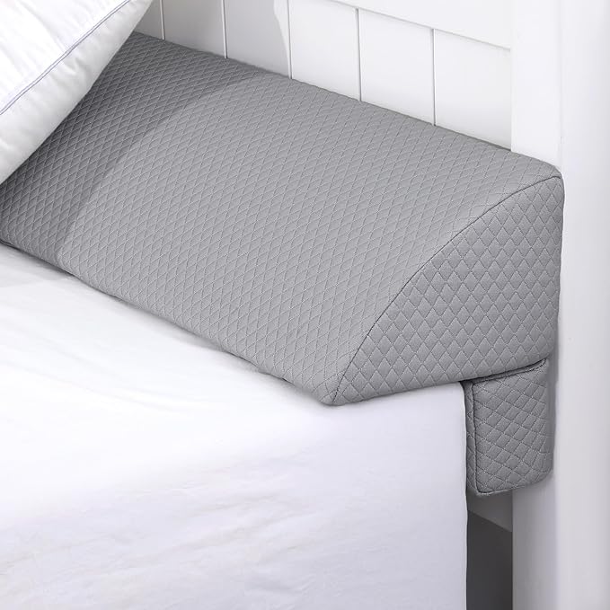 HOMBYS Wedge Pillow Headboard for Bed Gap,Foldable Bed Wedge Gap Filler King Size,Matterss Gap Filler,Multi Functional Bed Crack Pillow, Large King 76"x10.6"x6" or Gap Between (0-10")