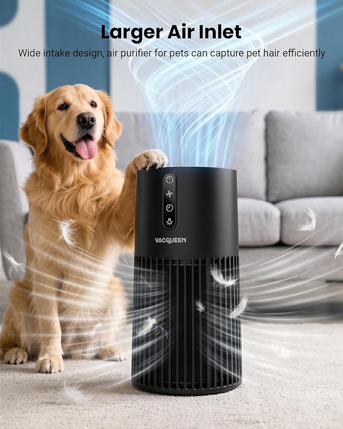 HEPA Air Purifiers for Home Pets, Smart WiFi Air Purifiers for Bedroom, Timer and Alexa Control, Cover 2200 Ft², PM2.5 Monitor, Sleep Mode, Washable Filter Air Cleaner for Pet Hair Odors Smoke Dust