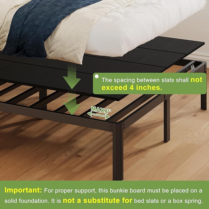 Yicensen Bunkie Board California King, High Density Cal King Bunkie Board, Bed Support, Moisture-Resistant, Anti-Slip, Breathable