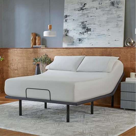 Serta baselogic Level 2 Adjustable Base Bed Frame - King - Head and Foot Adjustability, Wireless Remote, Zero-Gravity Preset, and Foldable for Convenient Mobility and Storage