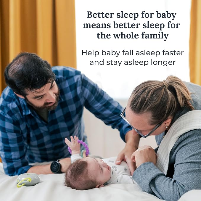 Yogasleep Hushh Portable White Noise Sound Machine for Baby - 2 Pack - 3 Natural Sounds with Volume Control, Compact Size, Noise Canceling for Sleep Aid, Office Privacy, & Meditation, Registry Gift