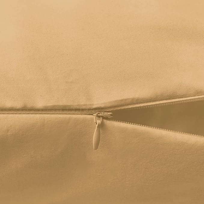 Elegant Comfort Luxury Ultra-Soft 1-Piece Body Pillowcase - 1500 Premium Hotel Quality Microfiber Double Brushed - Wrinkle Resistant, Body Pillowcase Size, Camel-Gold