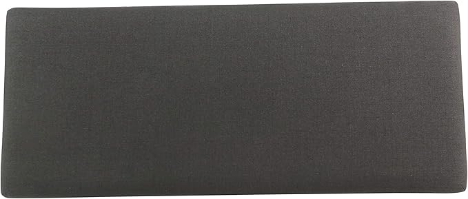 HomePop Large Storage Bench with Nailhead Trim - Charcoal