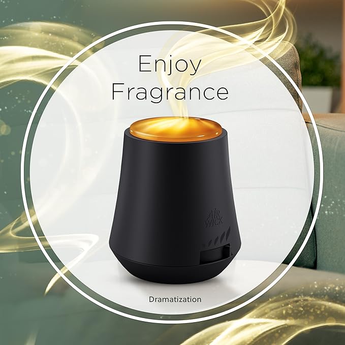 Air Wick Essential Mist Refill, 3 ct, Apple Cinnamon Medley, Essential Oils Diffuser, Air Freshener, Fall scent, Fall decor