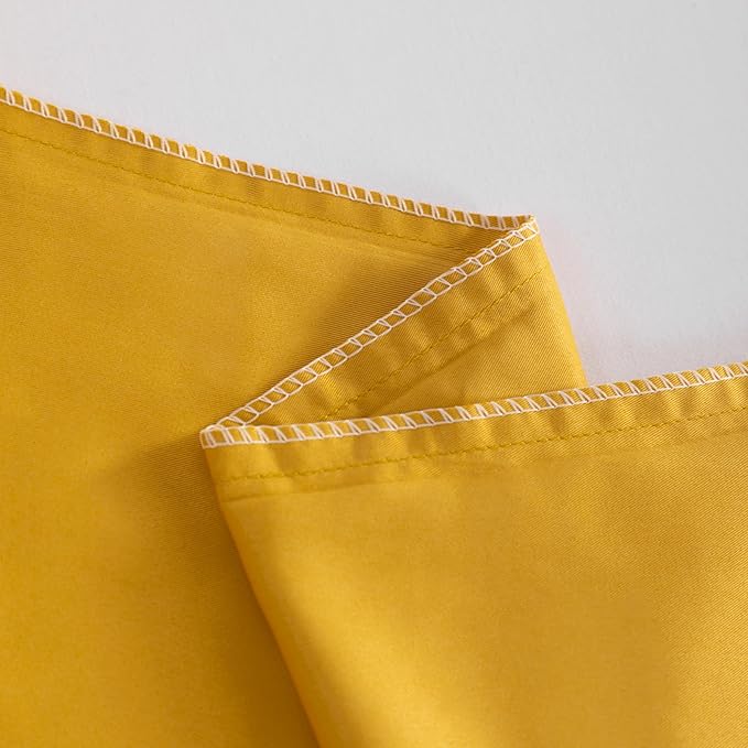 NTBAY Toddler Pillow Cases Set of 2, 2 Pack Brushed Microfiber 14x20 Pillow Cases, Soft, Wrinkle, Fade, Stain Resistant Ginger Yellow Pillow Cases with Envelope Closure, 14x20 Inches, Ginger Yellow