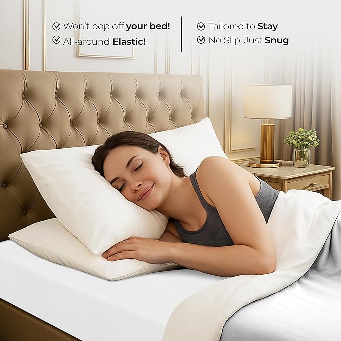 Utopia Bedding Full Fitted Sheet - Bottom Sheet - Deep Pocket - Soft Microfiber - Shrinkage and Fade Resistant - Easy Care -1 Fitted Sheet Only (White)