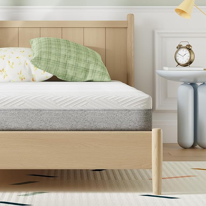 Novilla 8 Inch Mattress Twin, Gel Twin Memory Foam Mattress in a Box for Pressure Relief & Body Support & Cooling Sensation, CertiPUR-US Certified Safe Foams