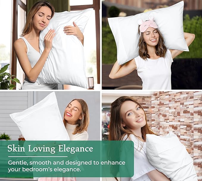 Royale Linen White Pillowcase Set Of 12 - Standard 20"x26" Bed Pillow Cover - 1800 Brushed Microfiber -Wrinkle & Fade Resistant - Bulk Pillow Cases - Hotel Quality Pillowcase 12 Pack (Standard, White)