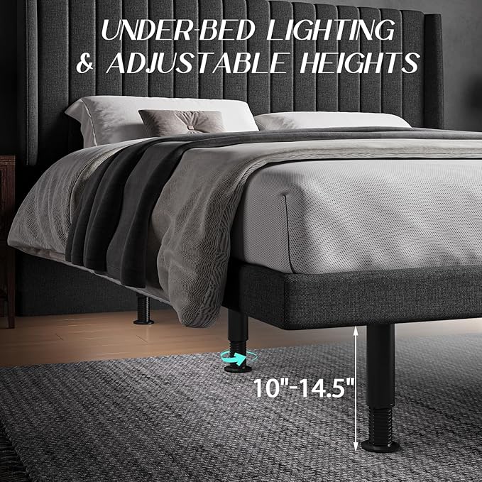 Queen Size Adjustable Bed Frame - Elderly & Senior Friendly, Zero Gravity, Head/Foot Adjustment, Enhanced Comfort,900lbs Capacity