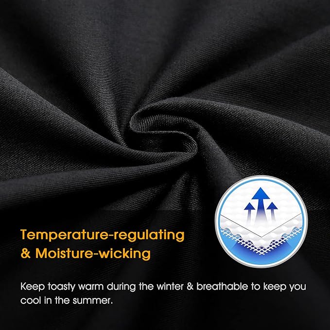 Cotton Pillow Protectors/Cases Queen Size with Zipper 2 Pack Black Color,Cooling & Breathable Bed Pillow Protectors Set of 2 Pillow Cases Cover (Queen Size 20" x 30")
